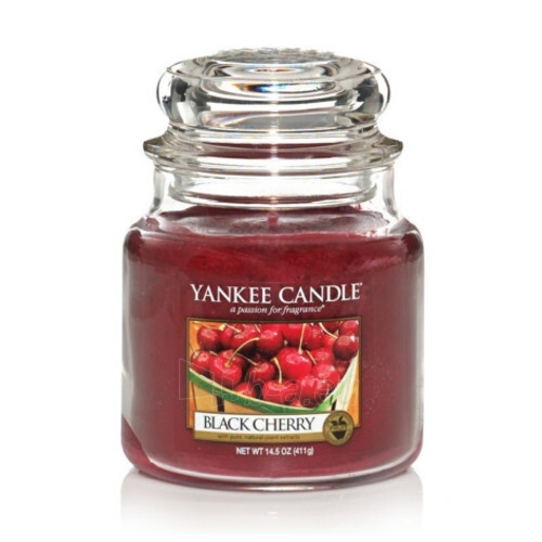 Kvapni žvakė Yankee Candle medium Ripe cherry (Black Cherry) 411 g paveikslėlis 1 iš 1