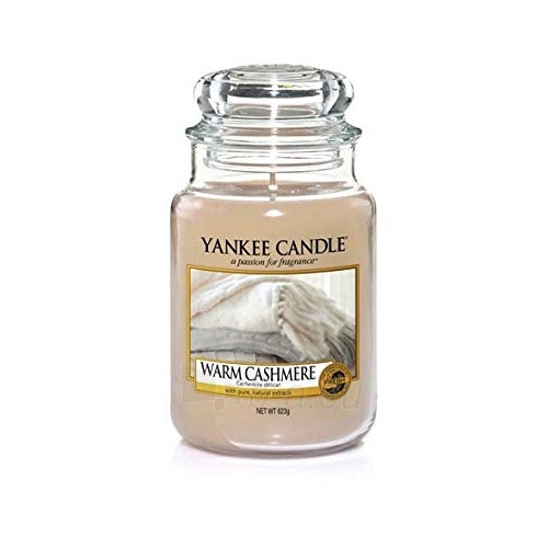 Kvapni žvakė Yankee Candle Warm Cashmere 623g paveikslėlis 1 iš 1