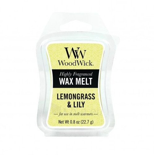 Kvepiantis vaškas WoodWick Lemongrass & Lily 22.7 g paveikslėlis 1 iš 1