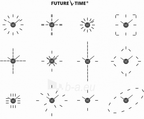 Laikrodis Future Time Nalepovací Modular Titanium FT9400TT paveikslėlis 3 iš 4