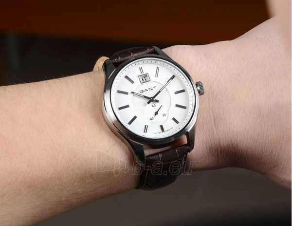 Laikrodis Gant Bergamo White - Strap W10992 paveikslėlis 9 iš 9