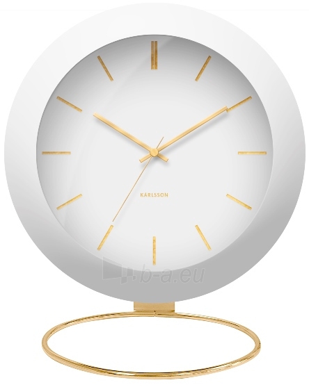 Laikrodis Karlsson Table clock KA5833WH paveikslėlis 1 iš 2