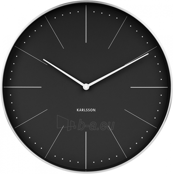 Laikrodis Karlsson Wall clock KA5681BK paveikslėlis 1 iš 2