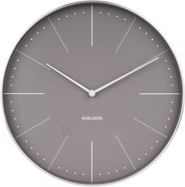 Laikrodis Karlsson Wall clock KA5681GY paveikslėlis 1 iš 2