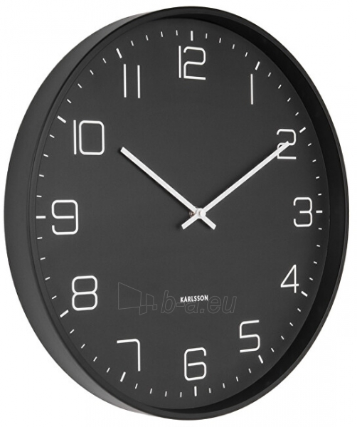Laikrodis Karlsson Wall clock KA5751BK paveikslėlis 1 iš 3