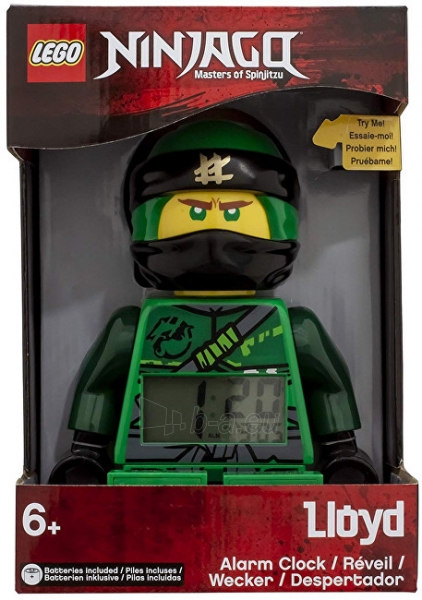 Laikrodis Lego Budík Ninjago Lloyd 9009198 paveikslėlis 5 iš 5
