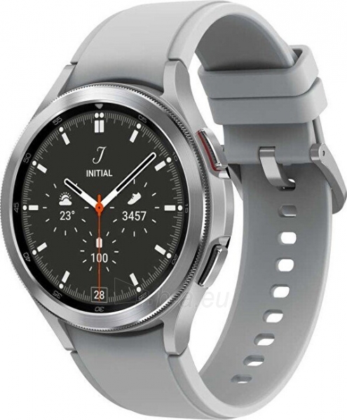 Laikrodis Samsung Galaxy Watch4 Classic 46 mm LTE - Silver paveikslėlis 2 iš 6