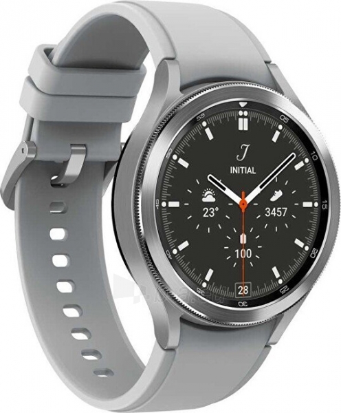Laikrodis Samsung Galaxy Watch4 Classic 46 mm LTE - Silver paveikslėlis 3 iš 6