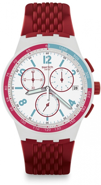 Laikrodis Swatch Red Track SUSM403 paveikslėlis 1 iš 2
