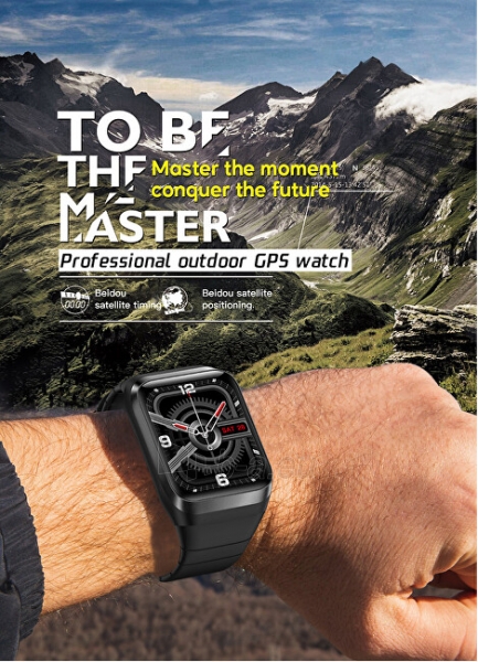 Laikrodis Wotchi Smartwatch WODS2BK - Black paveikslėlis 7 iš 10