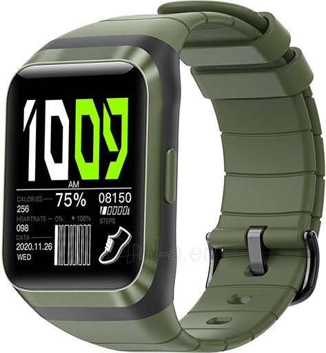 Laikrodis Wotchi Smartwatch WODS2GR - Green paveikslėlis 1 iš 10