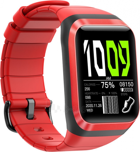Laikrodis Wotchi Smartwatch WODS2RD - Red paveikslėlis 9 iš 10