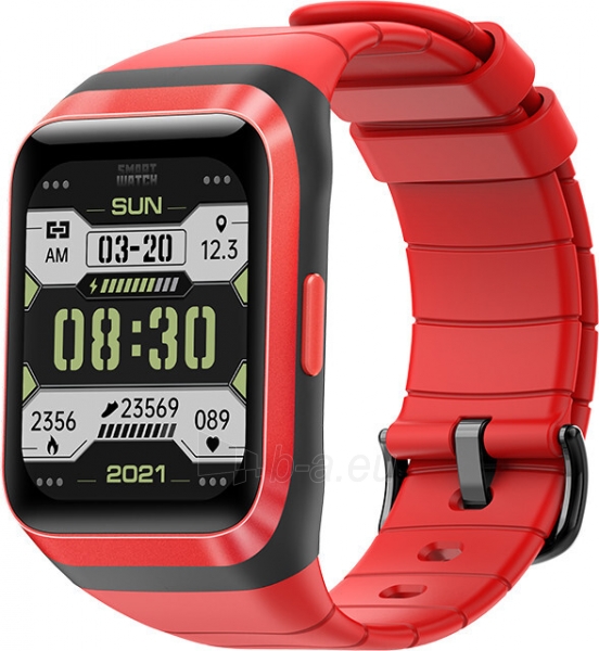 Laikrodis Wotchi Smartwatch WODS2RD - Red paveikslėlis 7 iš 10
