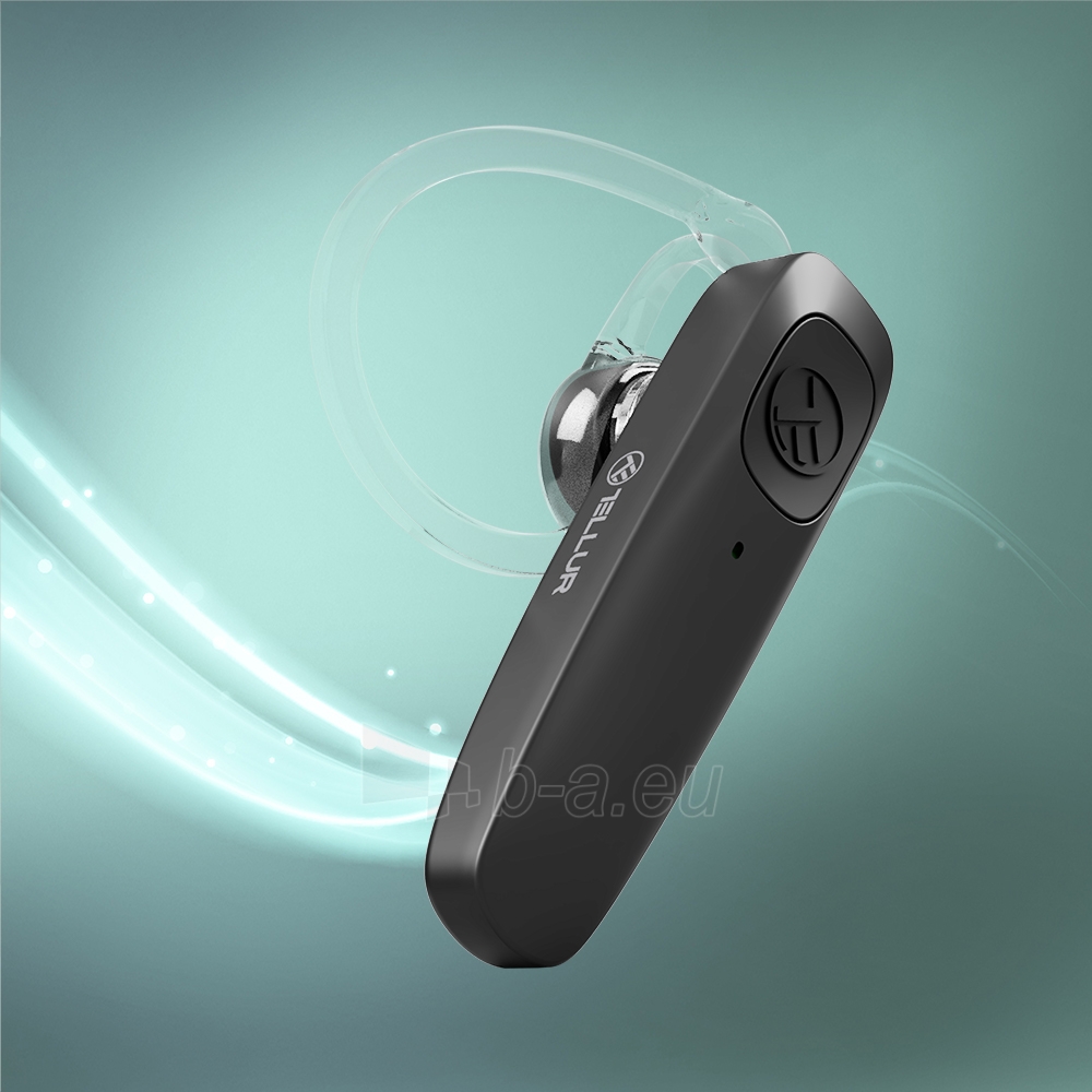 Laisvų rankų įranga Tellur Bluetooth Headset Vox 155 Black paveikslėlis 8 iš 8
