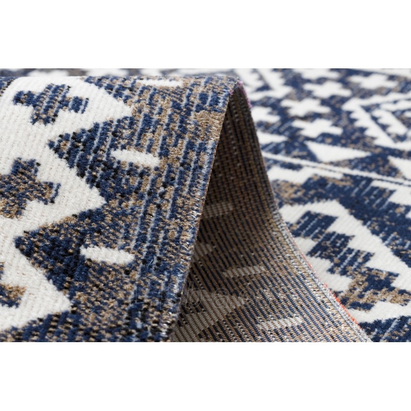 Lauko kilimas su mėlynais raštais MUNDO | 140x190 cm paveikslėlis 9 iš 16