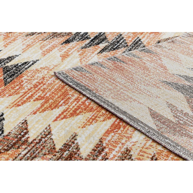 Lauko kilimas su oranžiniais akcentais MUNDO | 140x190 cm paveikslėlis 15 iš 16