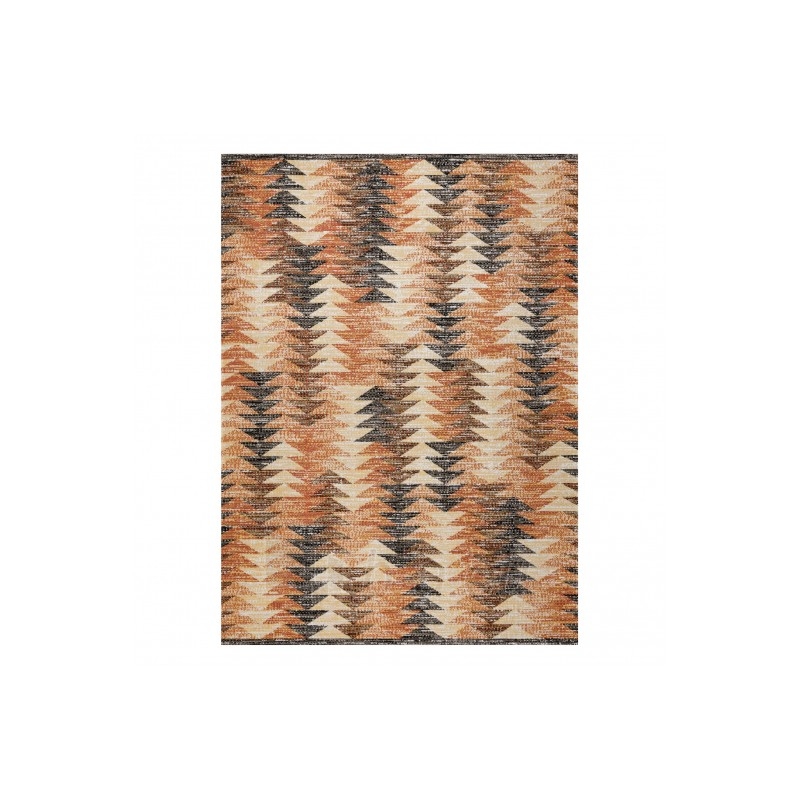 Lauko kilimas su oranžiniais akcentais MUNDO | 140x190 cm paveikslėlis 2 iš 16