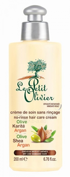 Le Petit Olivier Leave-on hair care cream Olive oil, shea butter and argan oil 200 ml paveikslėlis 1 iš 1