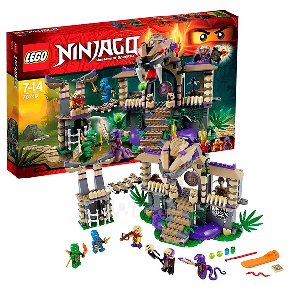 Konstruktorius Lego Ninjago 70749 Tempel der Anacondrai paveikslėlis 1 iš 2