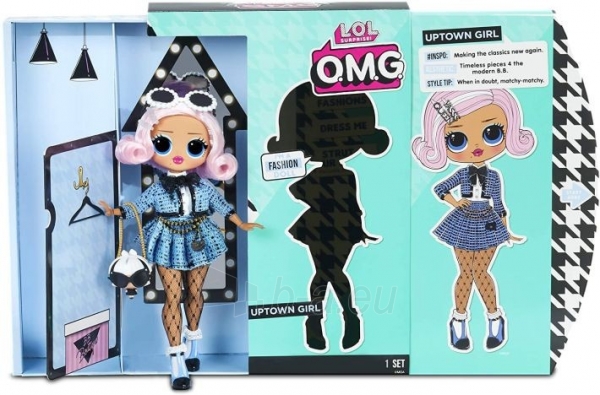 Lėlė 559788 LOL Surprise O.M.G. Uptown Girl Fashion Doll with 20 Surprises paveikslėlis 1 iš 6