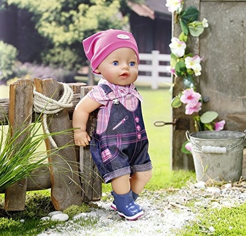 Baby Born lėlės drabužių rinkinys Pony Farm Deluxe Outfit 823682 paveikslėlis 1 iš 5