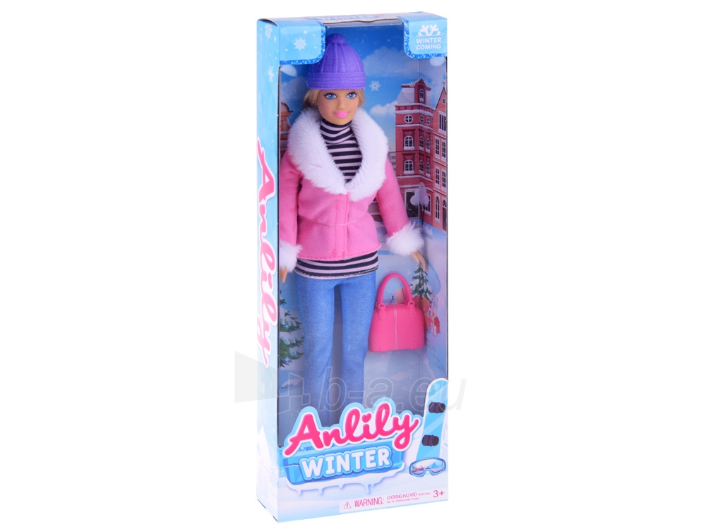 Lėlė Anlily su žieminiais drabužiais paveikslėlis 6 iš 6