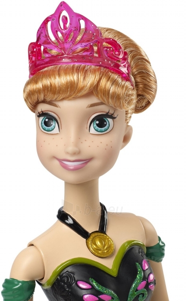Lėlė CJJ08 Disney Frozen Singing Anna Doll MATTEL paveikslėlis 2 iš 6