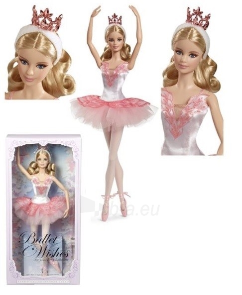 Lėlė DGW35 Barbie Ballet Wishes MATTEL NEW Collector paveikslėlis 1 iš 4