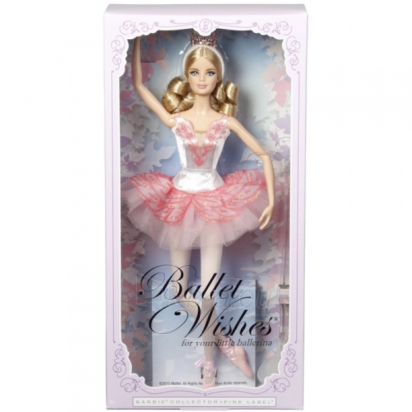 Lėlė DGW35 Barbie Ballet Wishes MATTEL NEW Collector paveikslėlis 2 iš 4