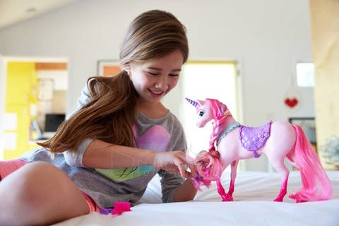 Lėlė DHC38 Vienaragis Barbie Unicorn MATTEL paveikslėlis 6 iš 6