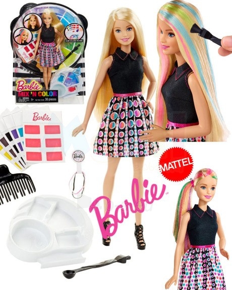 barbie mix and colour