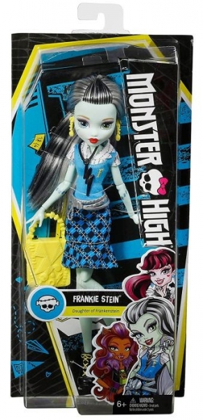 Lėlė DNW99 / DNW97 Monster High Frankie Stein Doll MATTEL paveikslėlis 1 iš 2