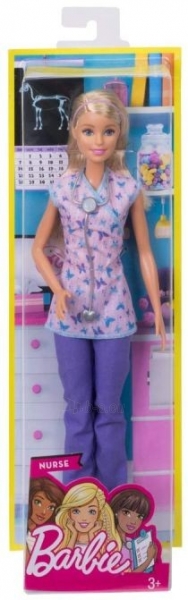 Lėlė DVF57 / DVF50 MATTEL BARBIE NURSE DOLL Lelle Barbie Karjera paveikslėlis 3 iš 6