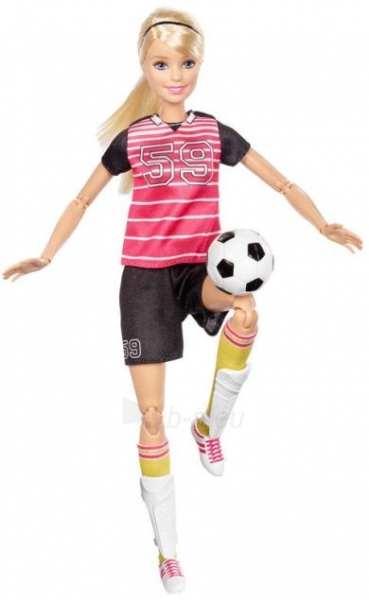 Lėlė DVF69 / DVF68 / DHL81 Mattel Barbie Made To Move Soccer Player paveikslėlis 3 iš 6