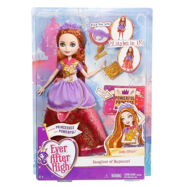 Lėlė Ever After High Holly O’Hair Powerful Princess DVJ20 / DVJ17 Mattel paveikslėlis 2 iš 5