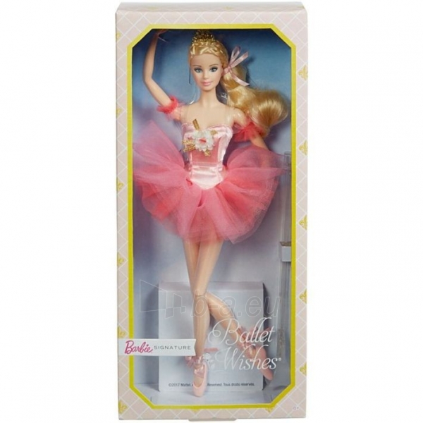 Lėlė DVP52 Barbie Collector Doll, Ballet Wishes Doll with Braided Hair, Tutu and Ballet Shoes paveikslėlis 4 iš 6