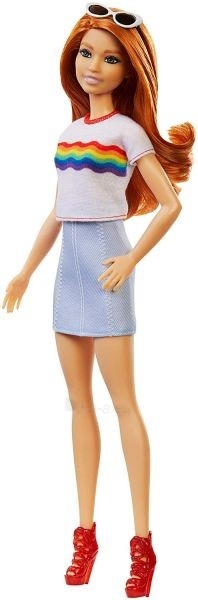 Lėlė FBR37 / FXL55 Mattel Barbie Fashionistas Doll with Long Red Hair paveikslėlis 3 iš 4