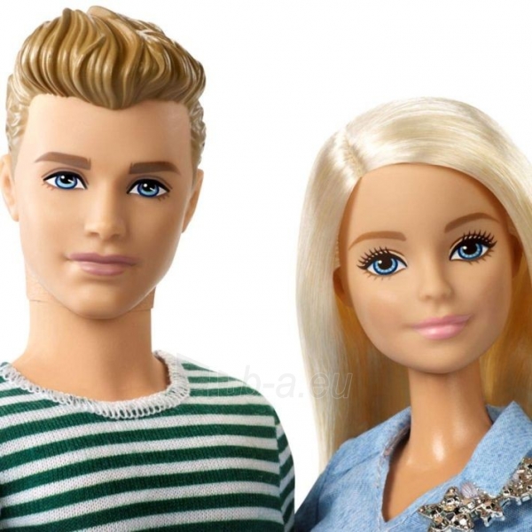 Lėlė FTB72 Mattel Dogs Walk Barbie & Ken with Puppy Barbie Doll paveikslėlis 2 iš 3