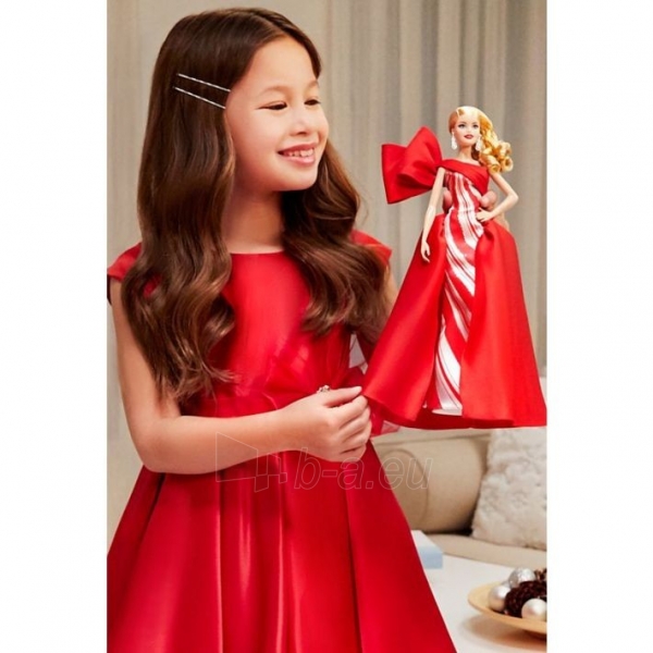 Lėlė Barbie Holiday Doll 2019 FXF01 Mattel paveikslėlis 2 iš 6