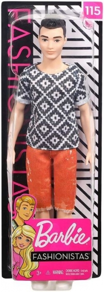 Lėlė FXL62/DWK44 Barbie Ken Fashionistas Doll, Boho Hip MATTEL paveikslėlis 4 iš 4