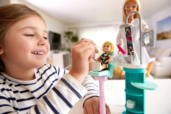 Lėlė FXP16 Barbie Dentist Doll & Playset MATTEL paveikslėlis 2 iš 5