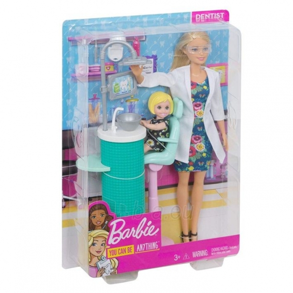 Lėlė FXP16 Barbie Dentist Doll & Playset MATTEL paveikslėlis 5 iš 5