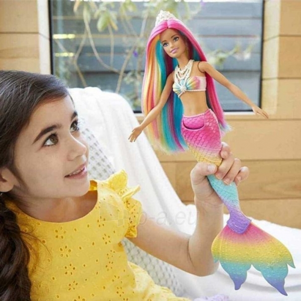 Lėlė GFT89 Barbie Color Change Mermaid MATTEL русалочка меняющая цвет с разноцветными волосами Paveikslėlis 1 iš 6 310820274935