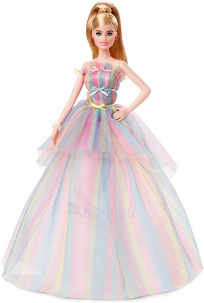 Lėlė GHT42 Barbie Birthday Wishes Doll paveikslėlis 2 iš 5