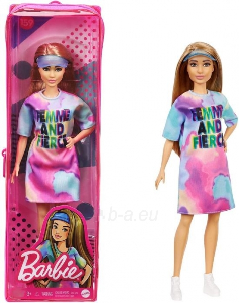 Lėlė GRB51 Barbie Fashionista Doll MATTEL paveikslėlis 2 iš 6