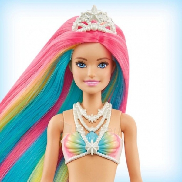 Lėlė GTF89 Barbie Dreamtopia Rainbow Magic Mermaid Doll MATTEL Paveikslėlis 1 iš 6 310820275148