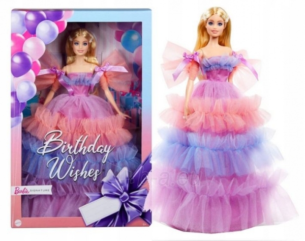 Lėlė GTJ85 Barbie Birthday Wishes Doll MATTEL Paveikslėlis 2 iš 6 310820275161