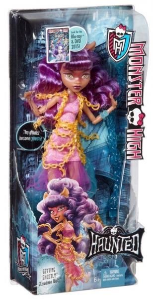Lėlė Mattel NEW Monster High Haunted CDC25 / CDC29 Spirits Clawdeen Wolf Doll paveikslėlis 1 iš 5