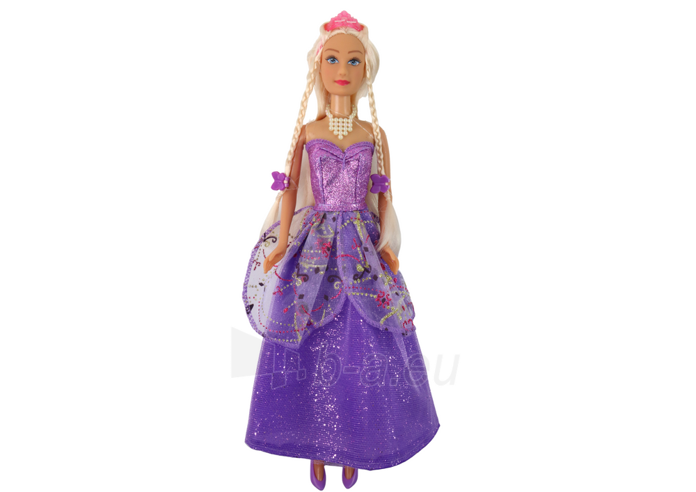 Lėlė princese su violetine sunele paveikslėlis 3 iš 4