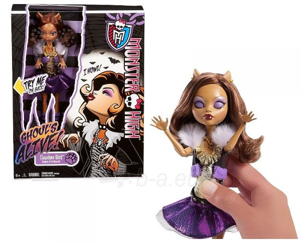Lėlė Y0422 / Y0421 Monster High Ghouls Alive Clawdeen Wolf paveikslėlis 1 iš 1